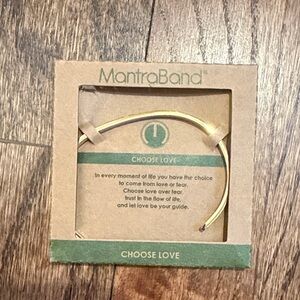 MantraBand Inspirational Gold Bracelet